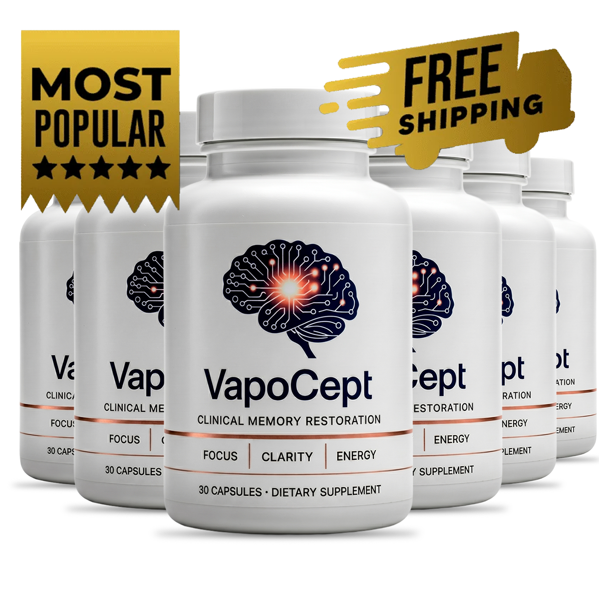 VapoCept 6 bottle best value package for complete respiratory renewal and lung stamina transformation